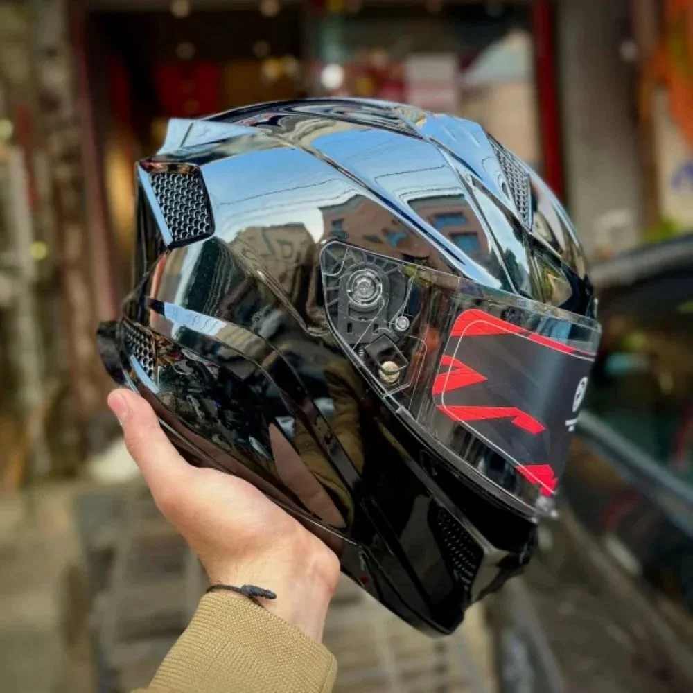 Steelbird Sharp Glossy Black