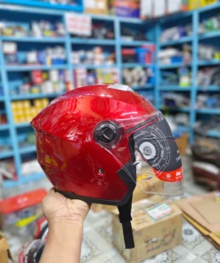 BIKE HELMETS IBK-603 Bike Half Face Helmet- Red