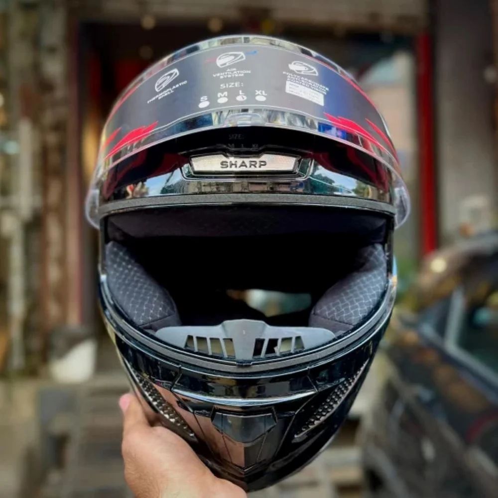 Steelbird Sharp Glossy Black - Image 8