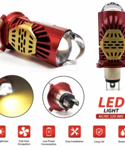 Alternative view of Projection LED Headlight H4 | High Brightness Bike Light | 6 Month Warranty
