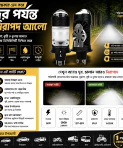 Projection LED Headlight 1pis | High Brightness Light | 12 Month Warranty