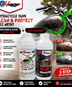 Motorcycler Tank Rust Remover